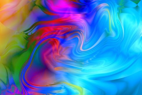 Combination of colors flowing